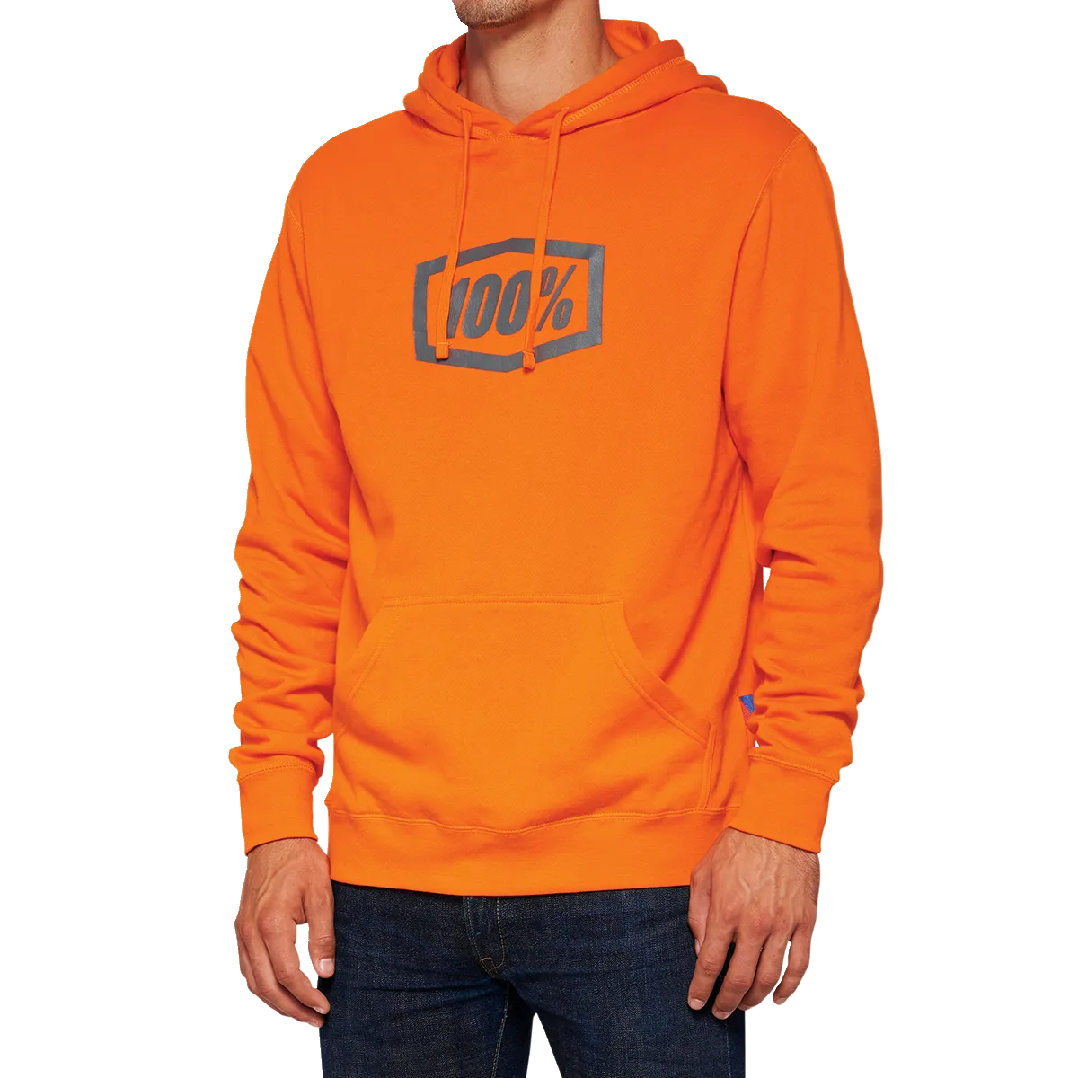 100% Hoodie Icon - Orange - Medium 20029-00021