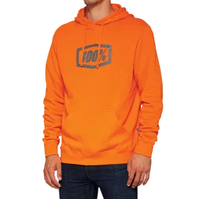 100% Hoodie Icon - Orange - Small 20029-00020