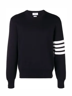 4-Bar Milano Stitch Jumper (Navy)