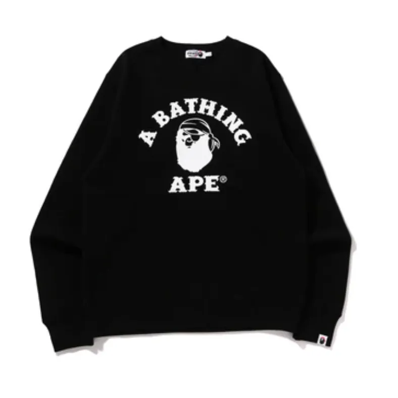 A BATHING APE PIRATE CREWNECK (Black)