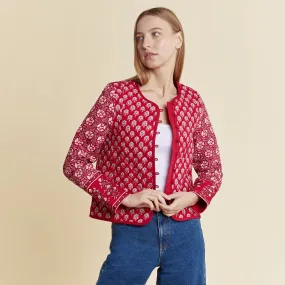 Albaray Red Mix Print Jacket Red