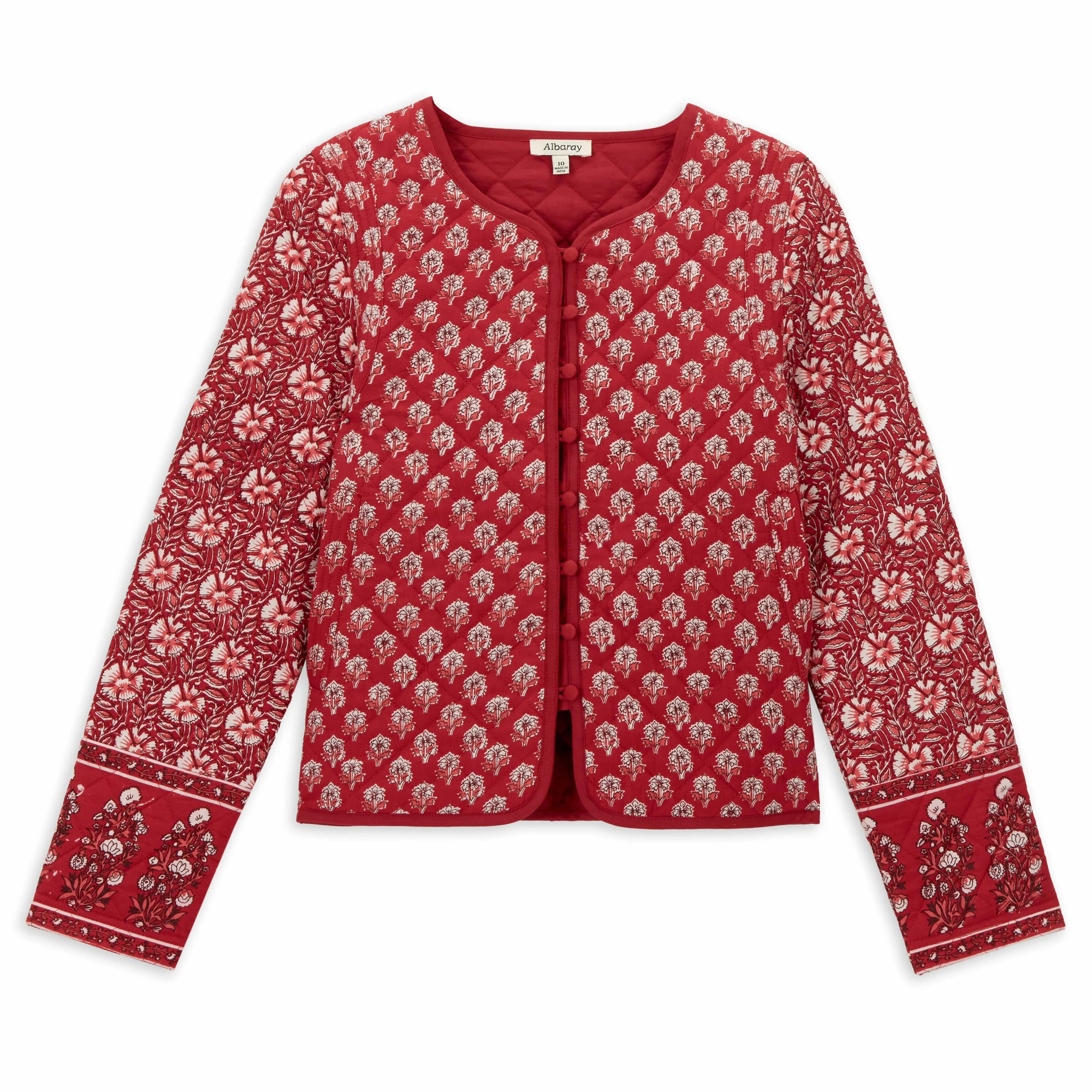 Albaray Red Mix Print Jacket Red