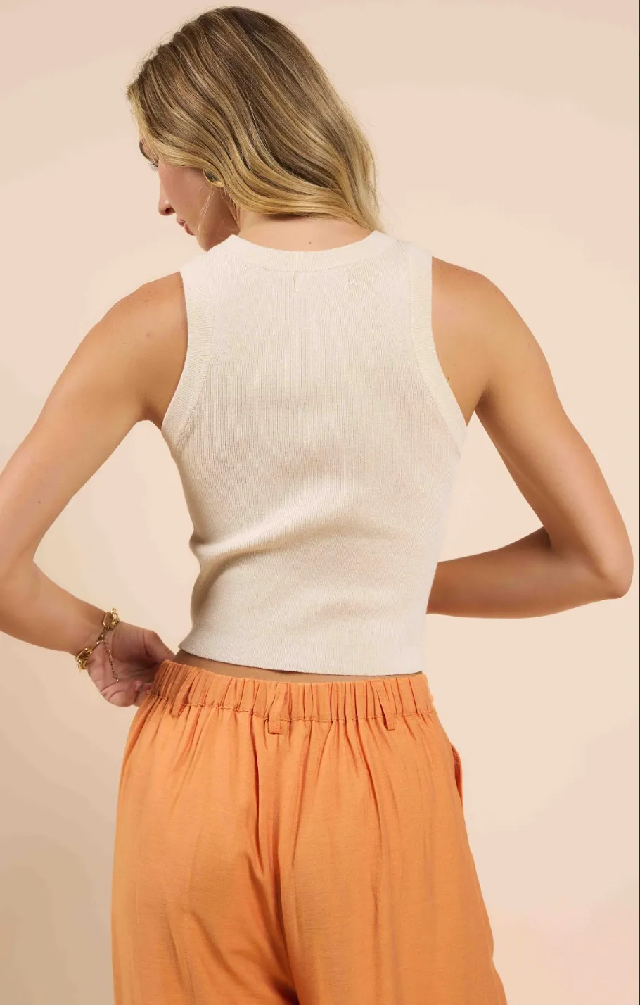 Alexis Knit Sweater Tank Top