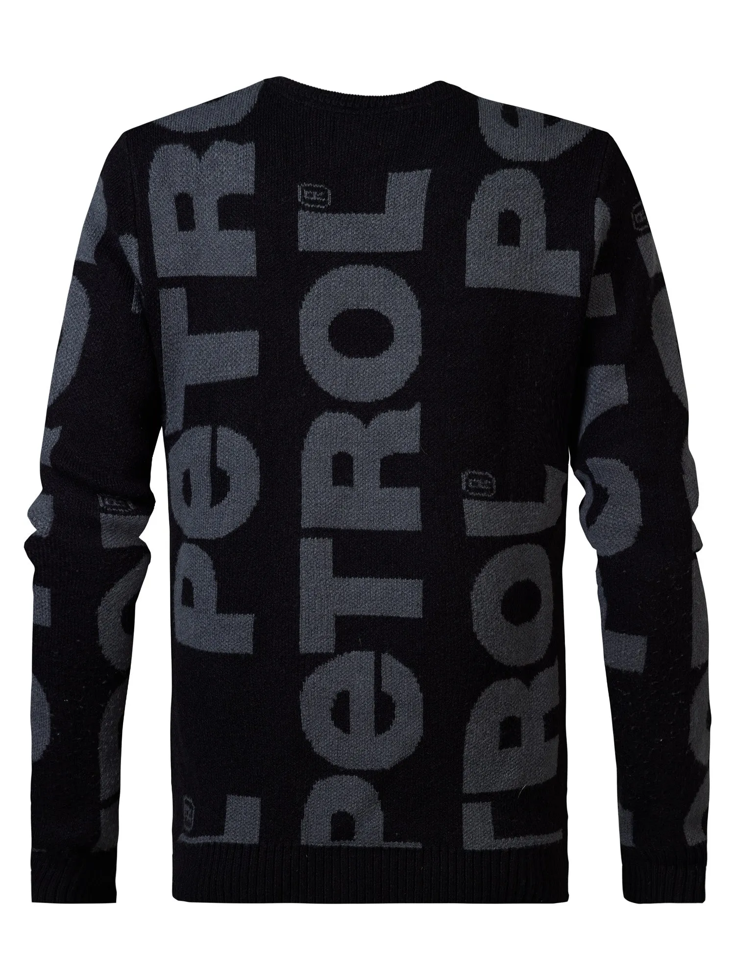 All-over print pullover Blue Island