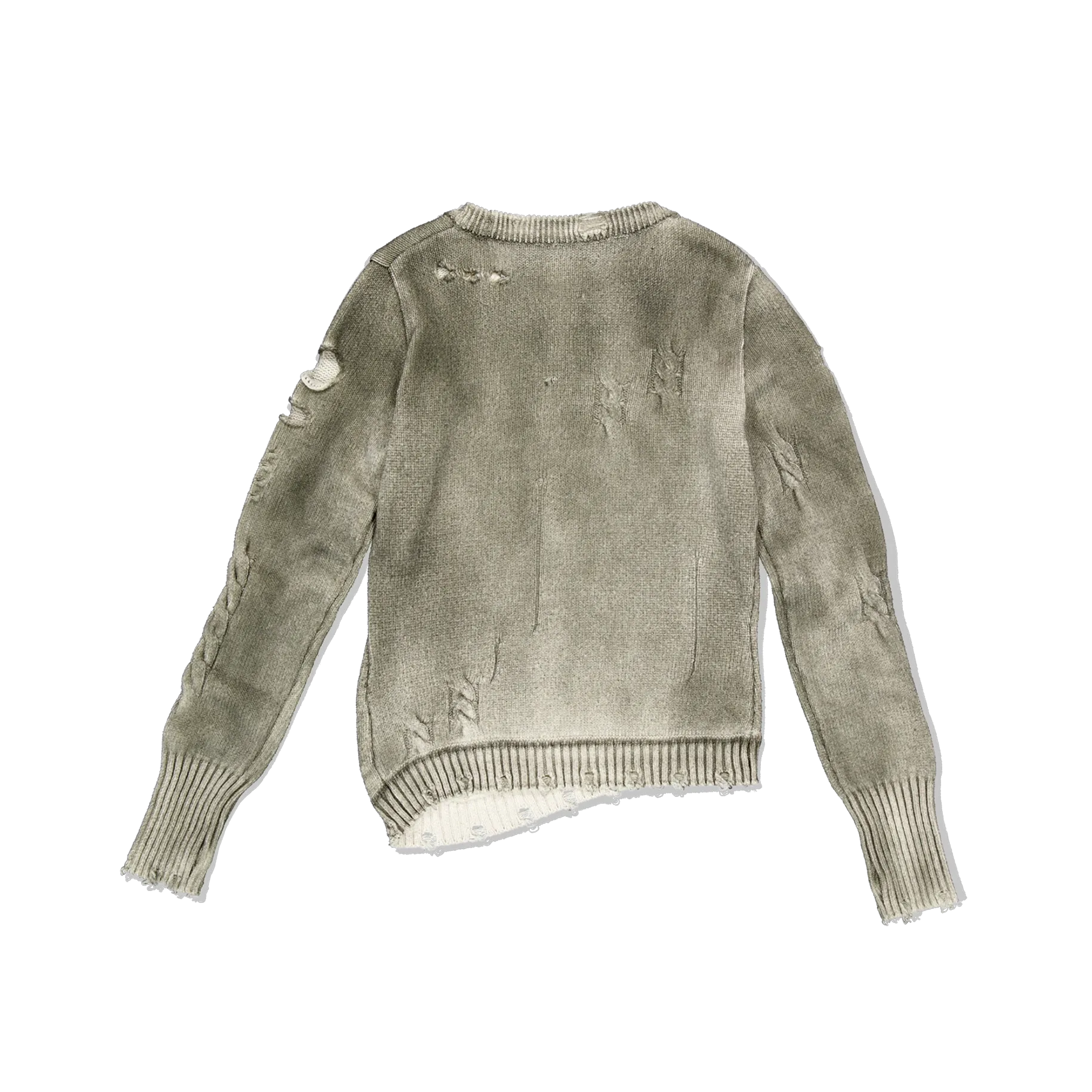 (Ariella) Old Knit Top — Washed Khaki