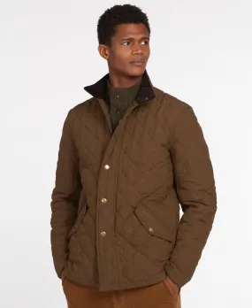 Barbour Shoveler Quilted Jacket In Dark Sand