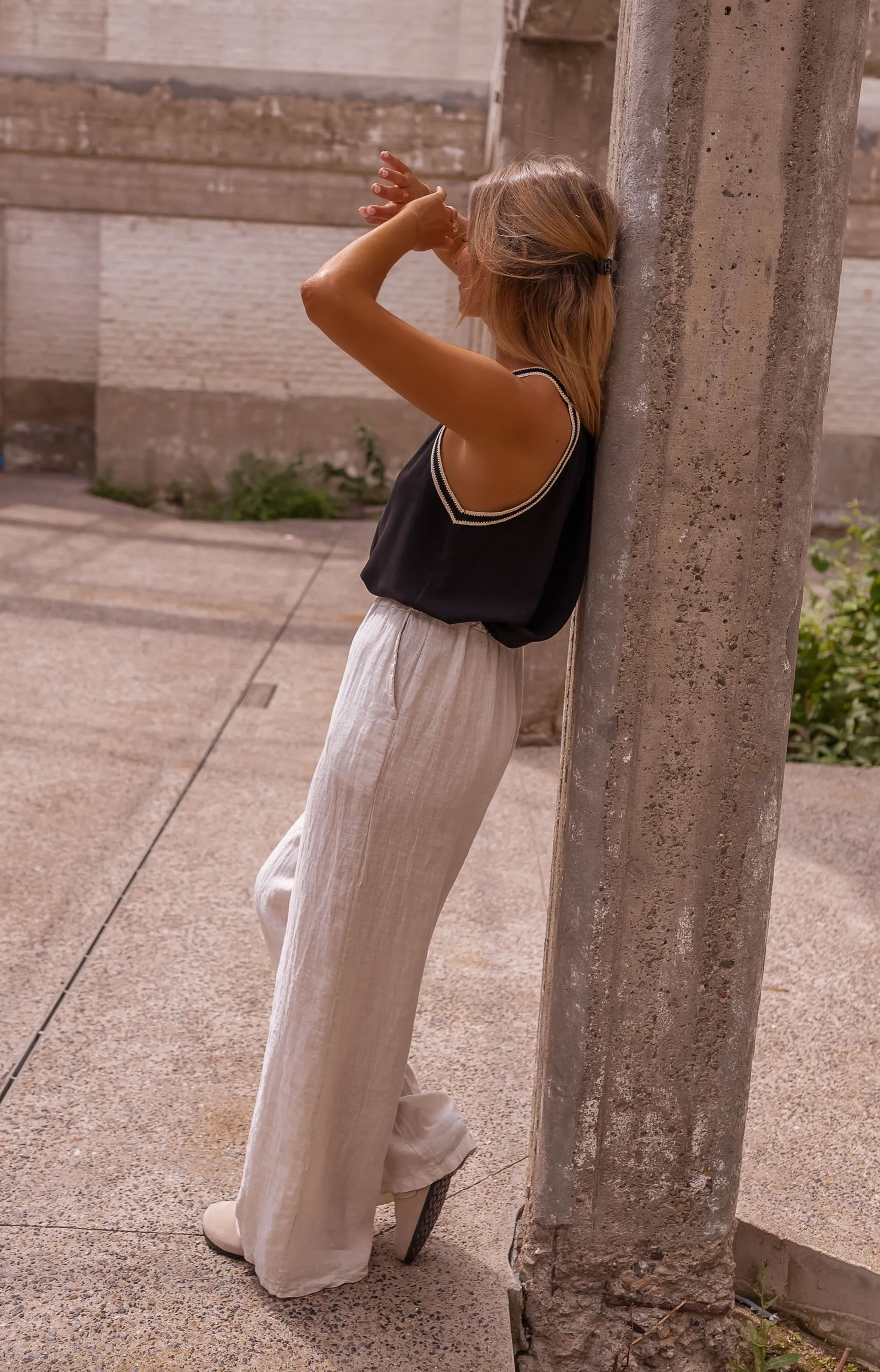 Black Pia Top