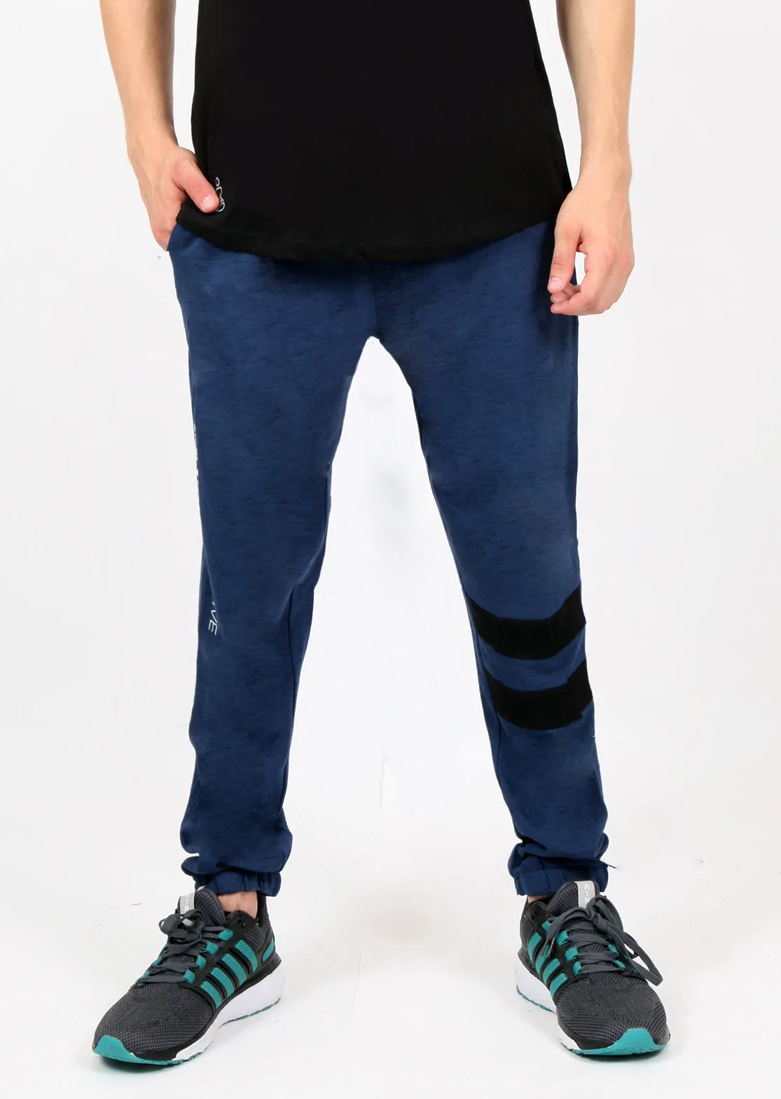 Blue French Terry Joggers