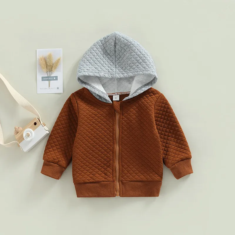 Boy’s Diamond Quilted Hooded Jacket