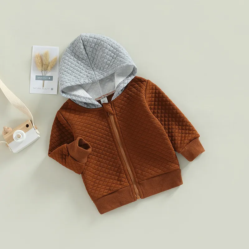 Boy’s Diamond Quilted Hooded Jacket