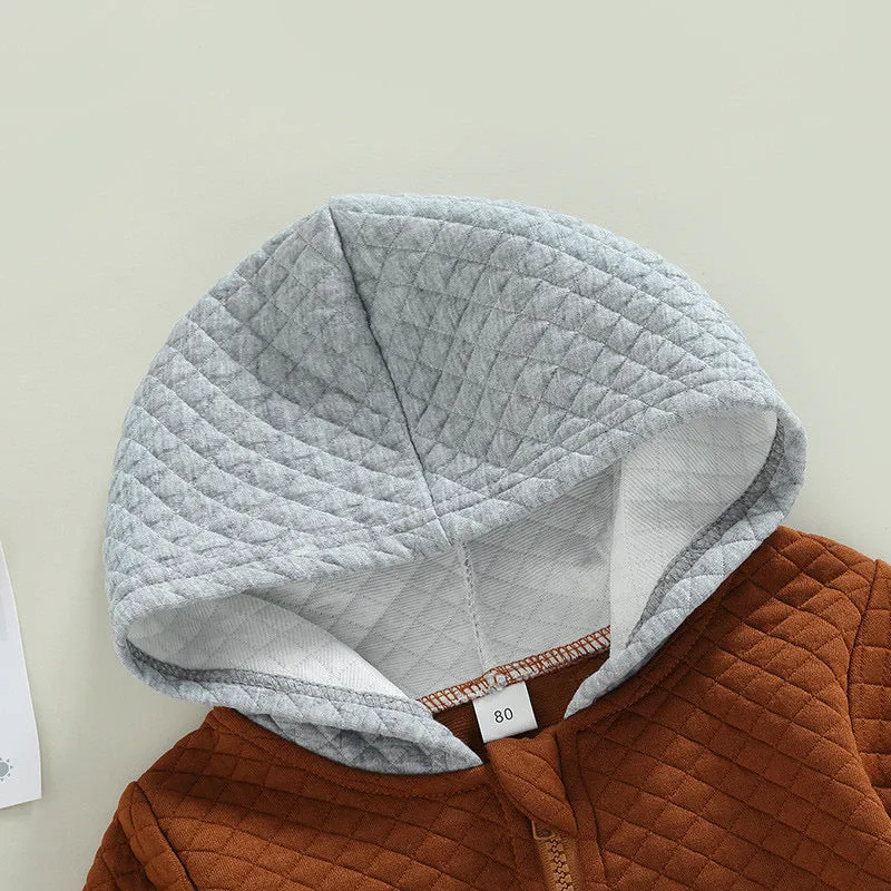 Boy’s Diamond Quilted Hooded Jacket