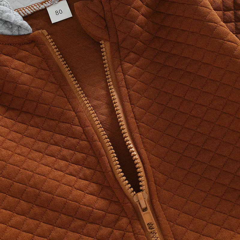 Boy’s Diamond Quilted Hooded Jacket