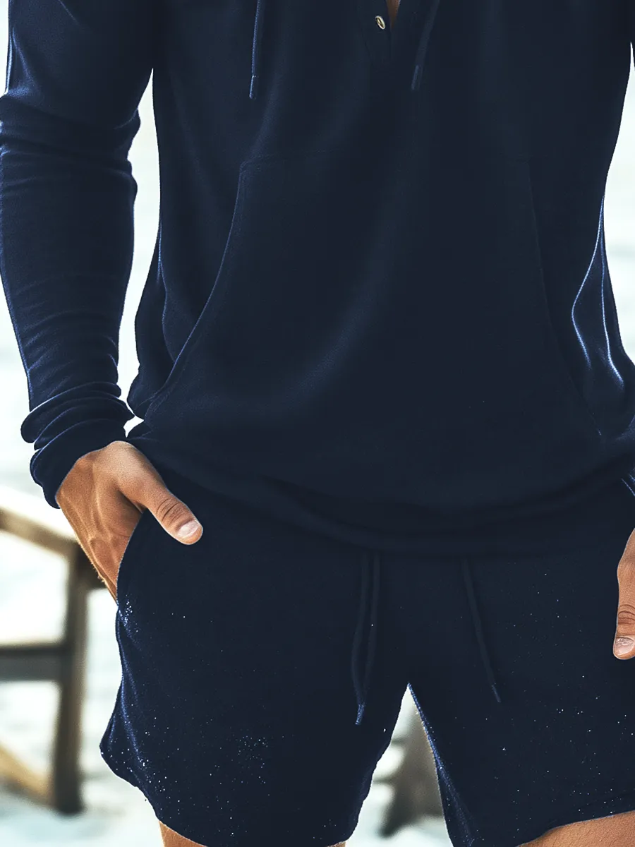 Casual Hooded Long Sleeve T-Shirt
