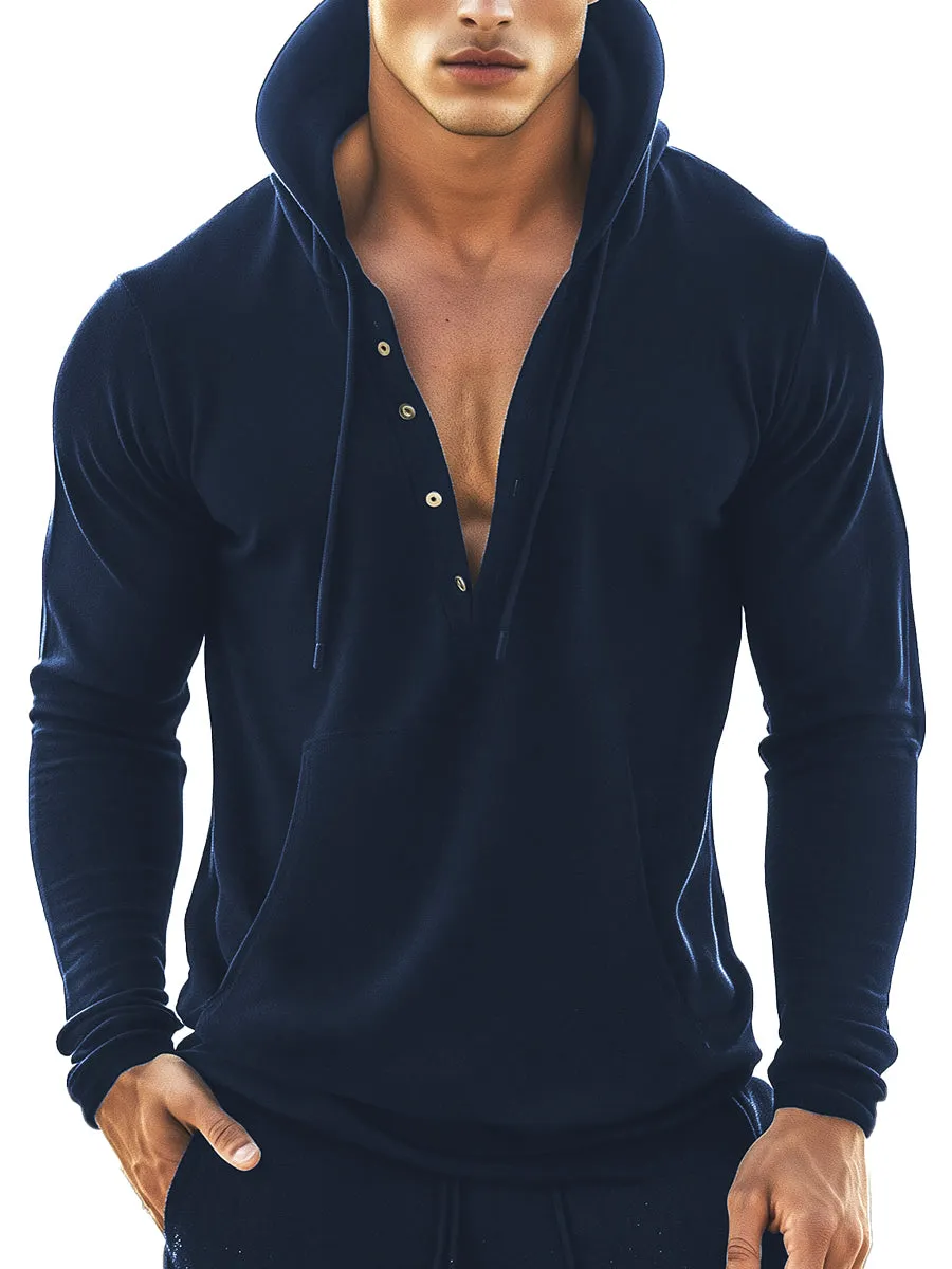 Casual Hooded Long Sleeve T-Shirt
