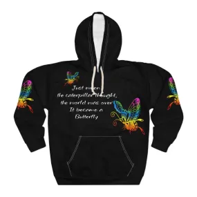 Caterpillar Butterfly Transformation Pullover Hoodie