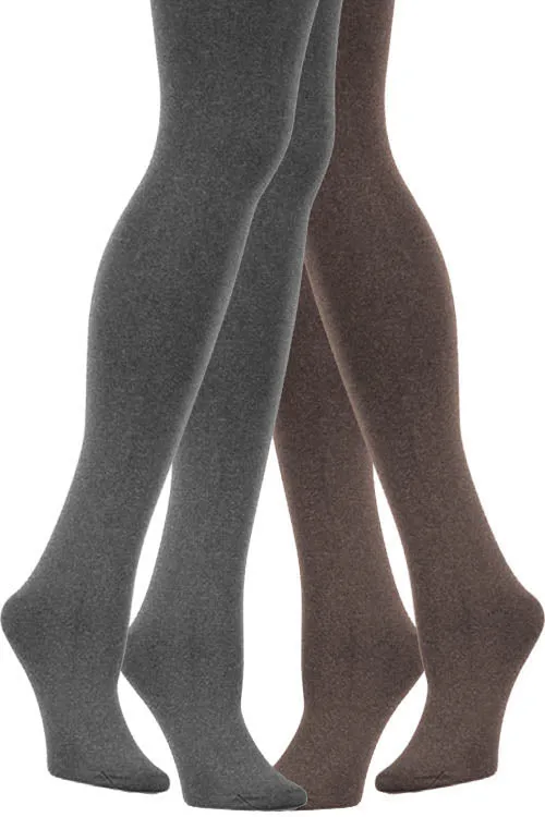 Classic Heather Denim Look Tights
