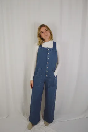DENIM OVERALL JUMPSUIT