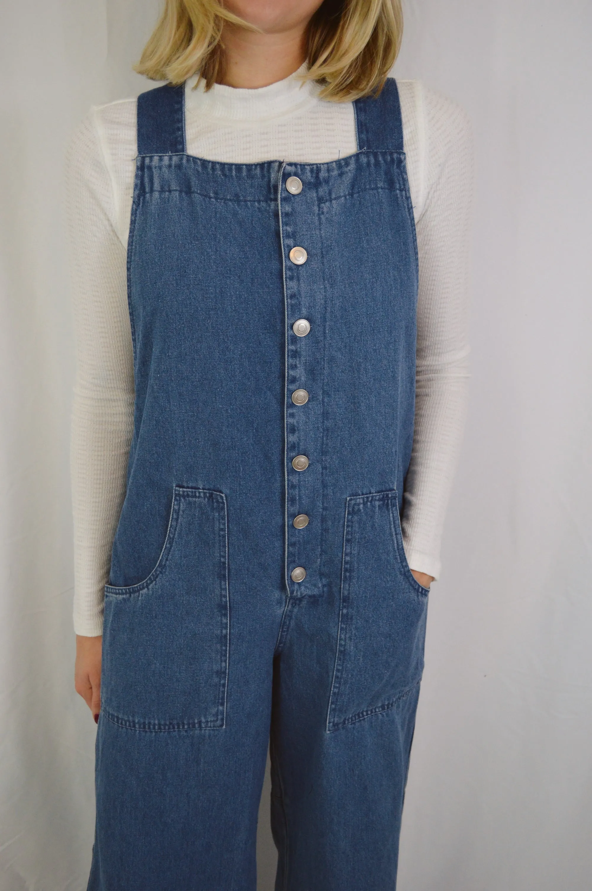 DENIM OVERALL JUMPSUIT