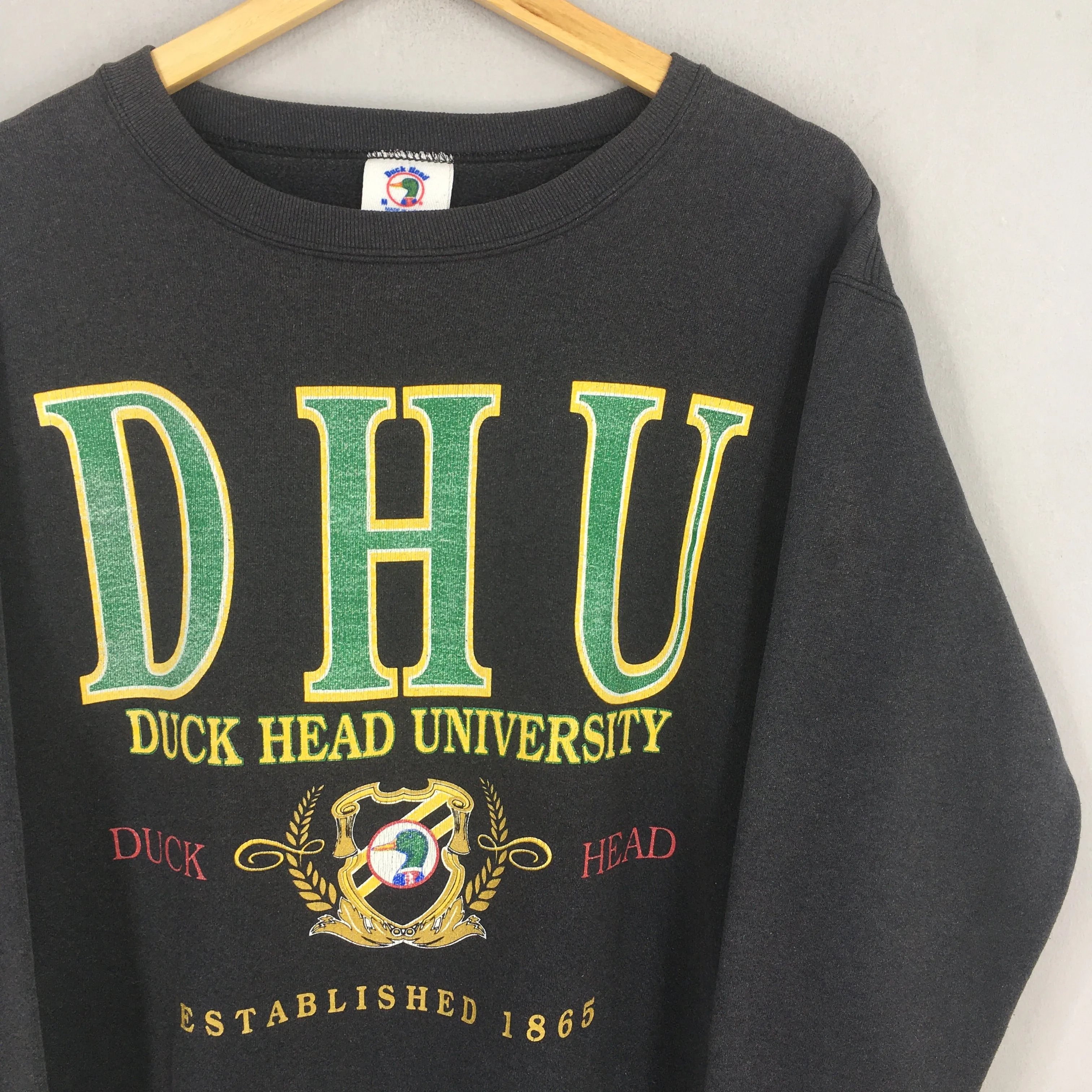 Duck Head University Black Sweatshirt Medium