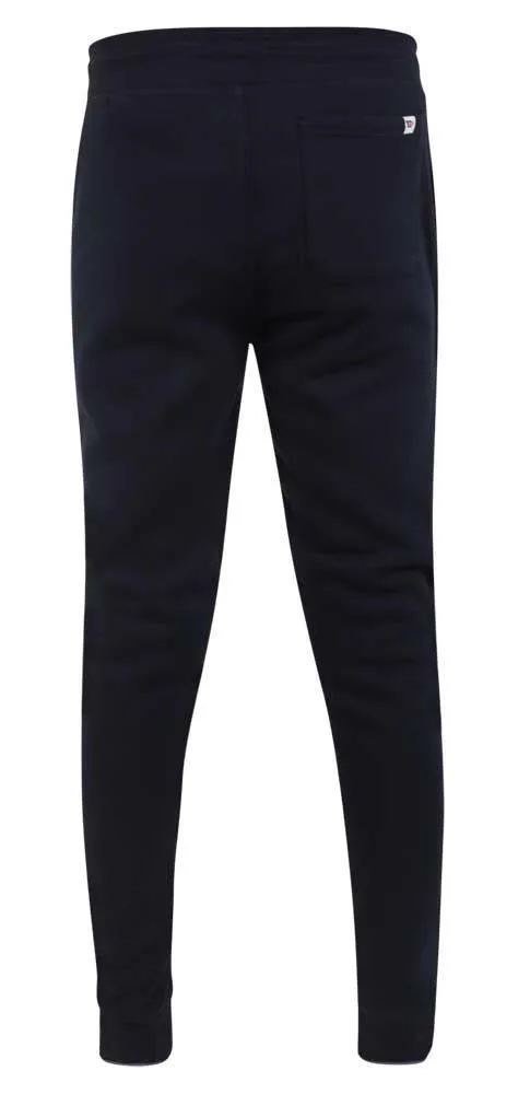 Duke - D555 Cuffed Jogger With Side And Back Pockets In Navy 2Xl- 6Xl