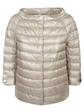 Elsa Chantilly Beige Down Jacket