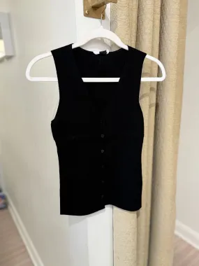 Eris Knit Vest Black