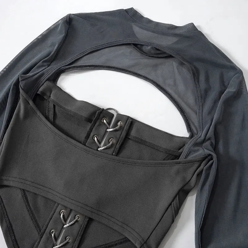Everything Tumbling Down Crop Top