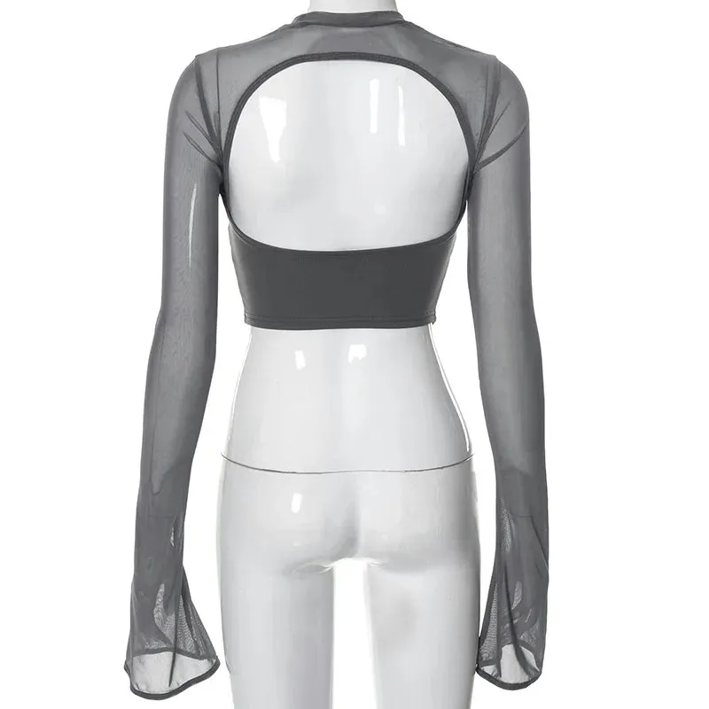 Everything Tumbling Down Crop Top
