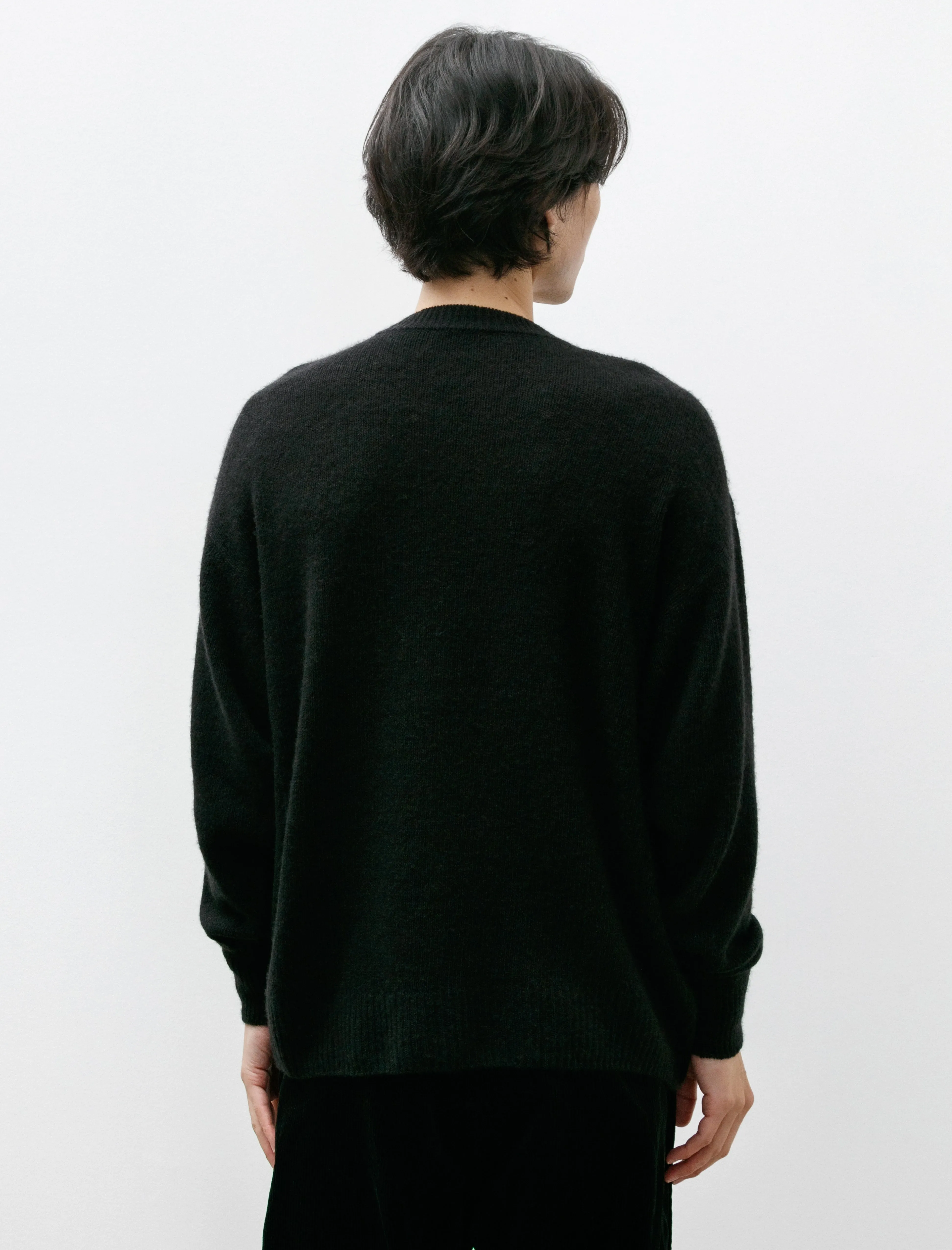 Garment Dyed Cashmere Crewneck Black