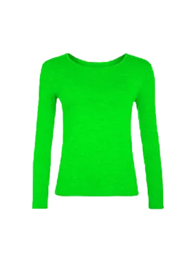 Girls Plain Long Sleeve T-Shirts