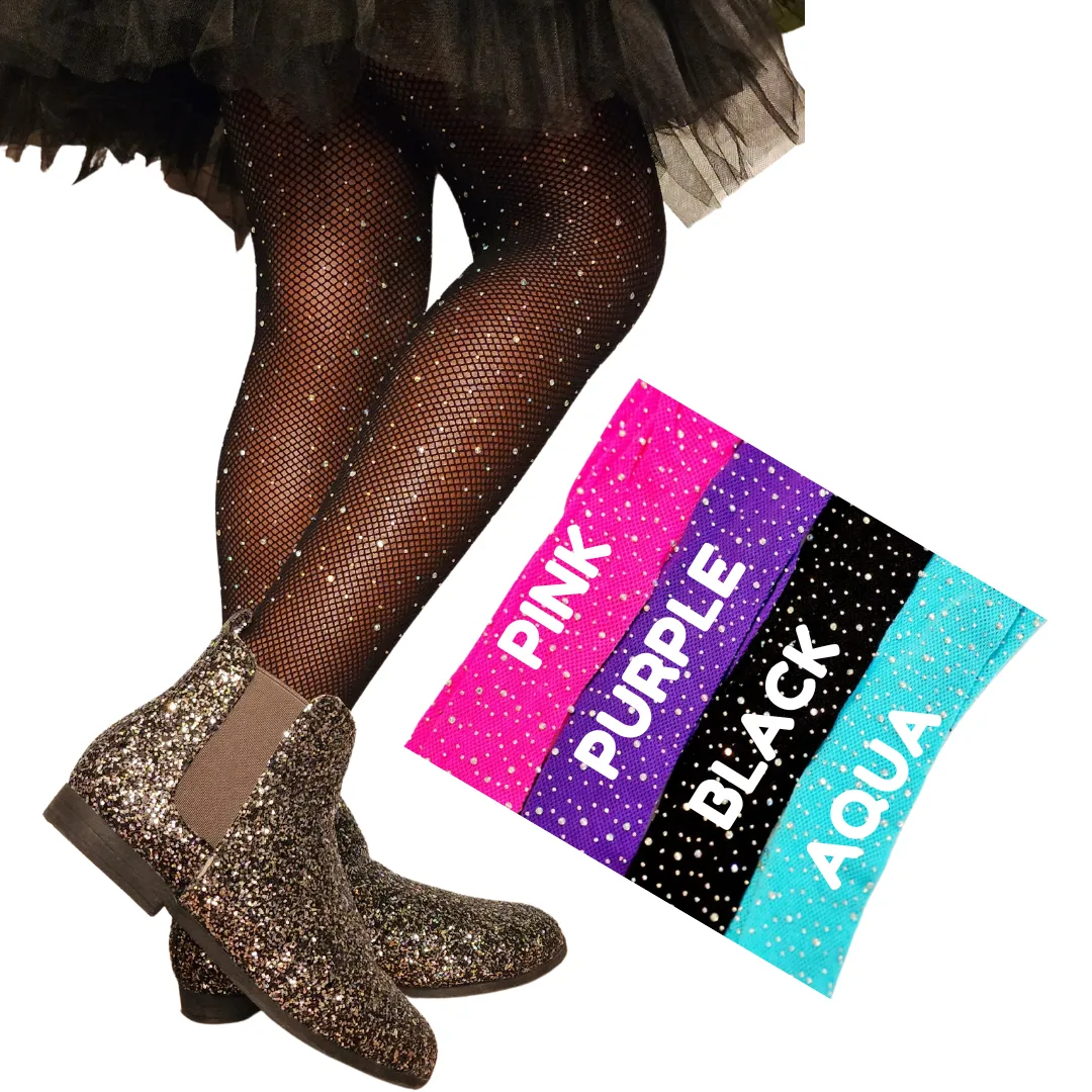 Girls Sparkly Bling Tights