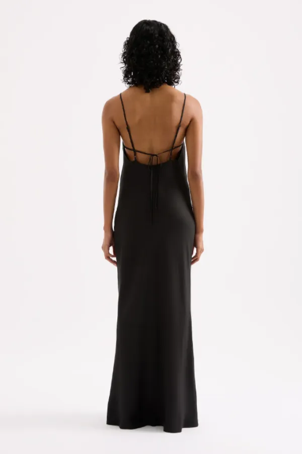Greta Slip Maxi Dress Black