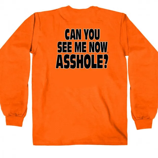 Hot Leathers Bikers Against Dumb Drivers Long Sleeve Neon Safety Shirt
