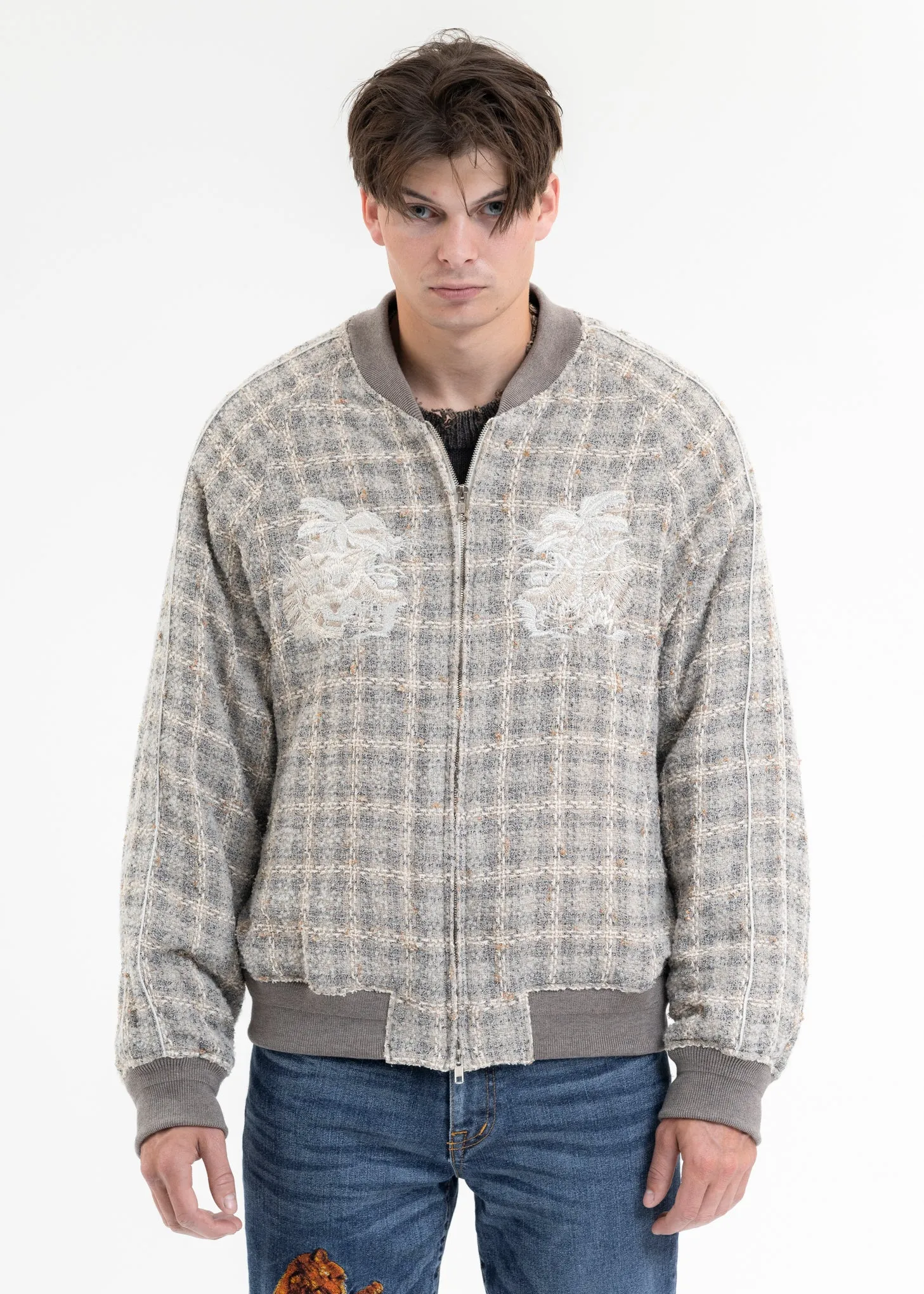 IVORY TWEED SOUVENIR JACKET