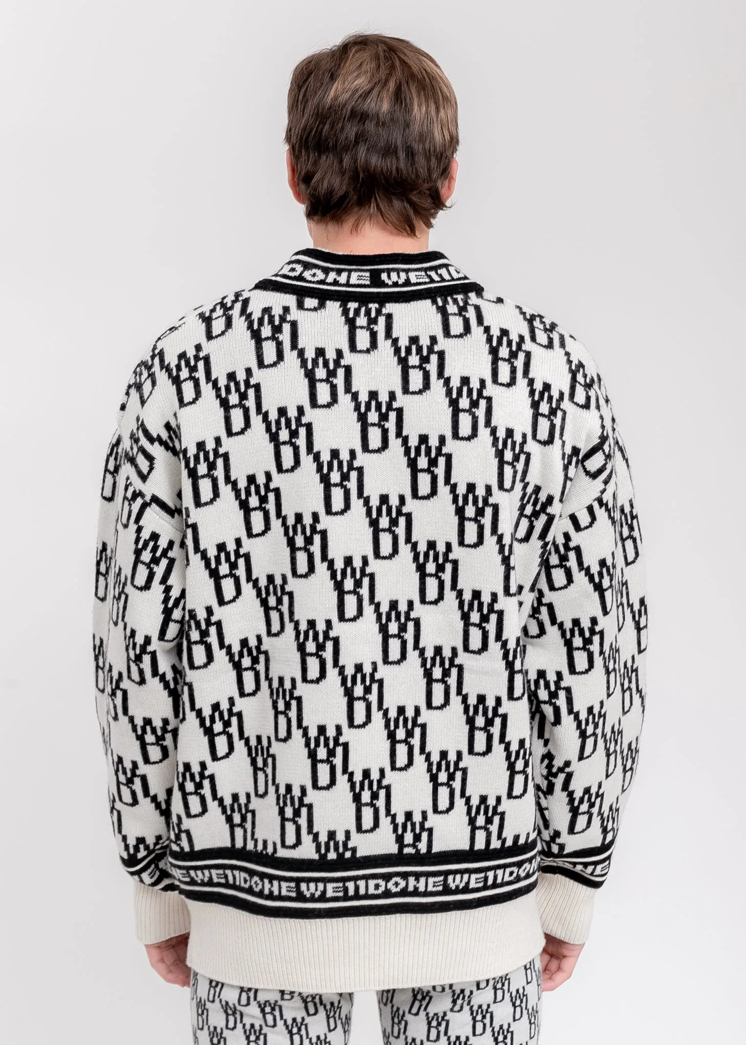 Ivory WD1 Allover Logo Jumper