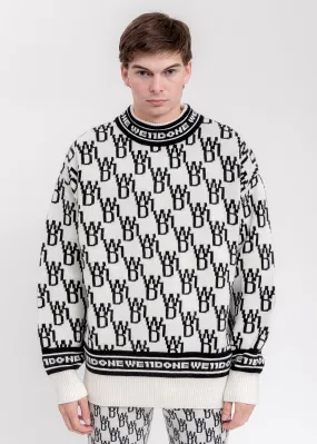 Ivory WD1 Allover Logo Jumper