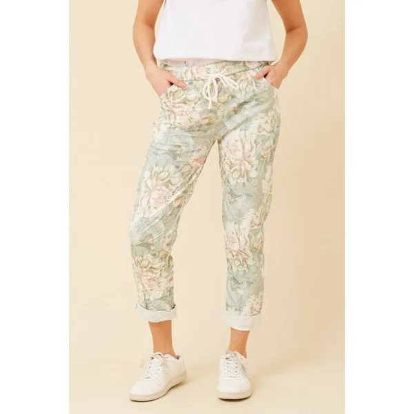 JANJA FLORAL JOGGER PANTS