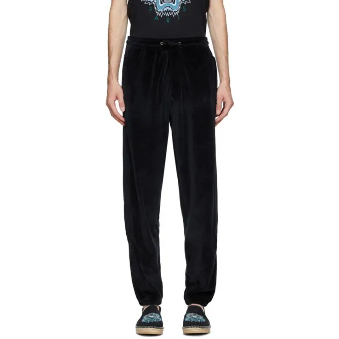 Kenzo Black Velour Sweatpants
