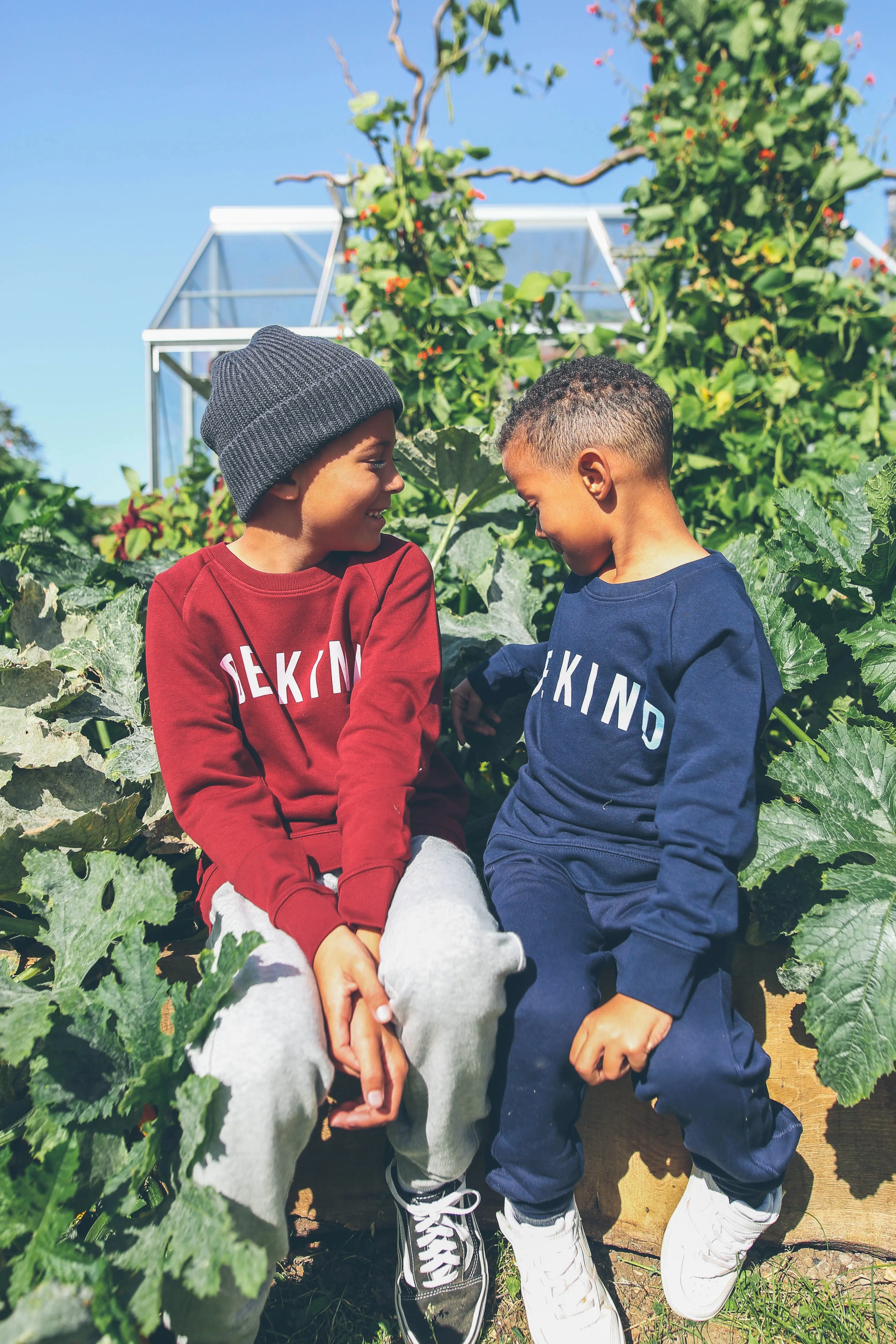 Kids Navy & Blue BE KIND™ Sweatshirt