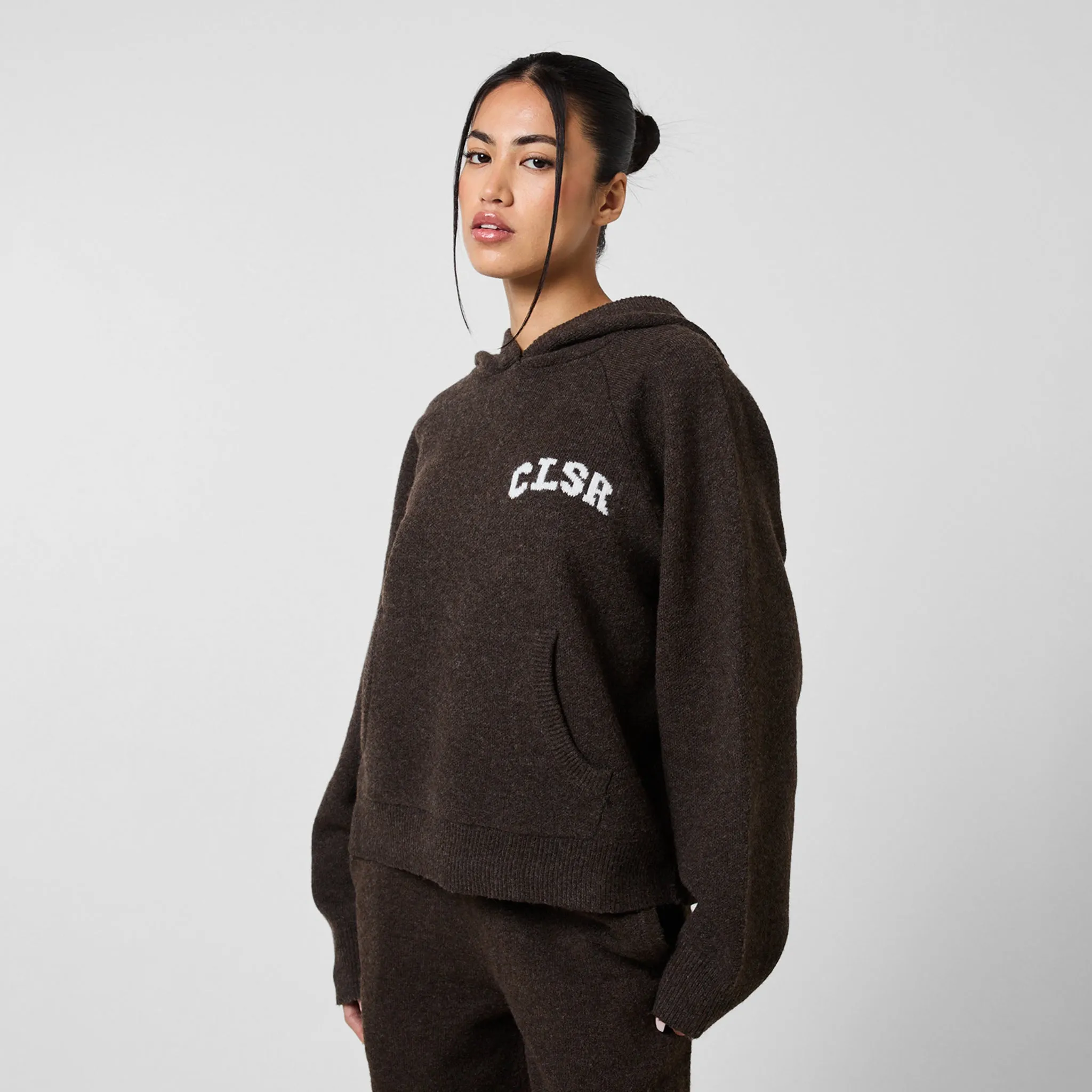 Knit CLSR Tracksuit | Brown Marl