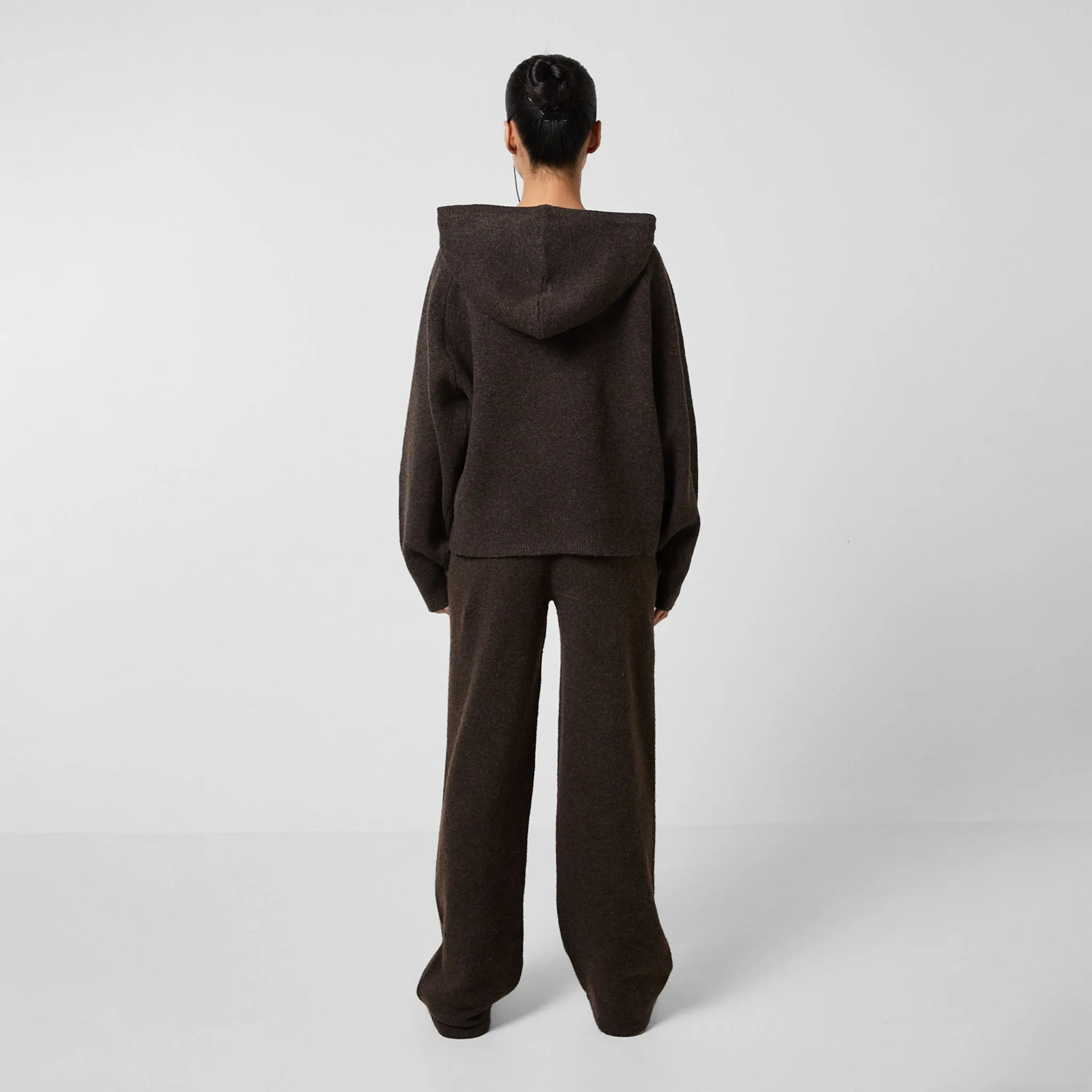 Knit CLSR Tracksuit | Brown Marl