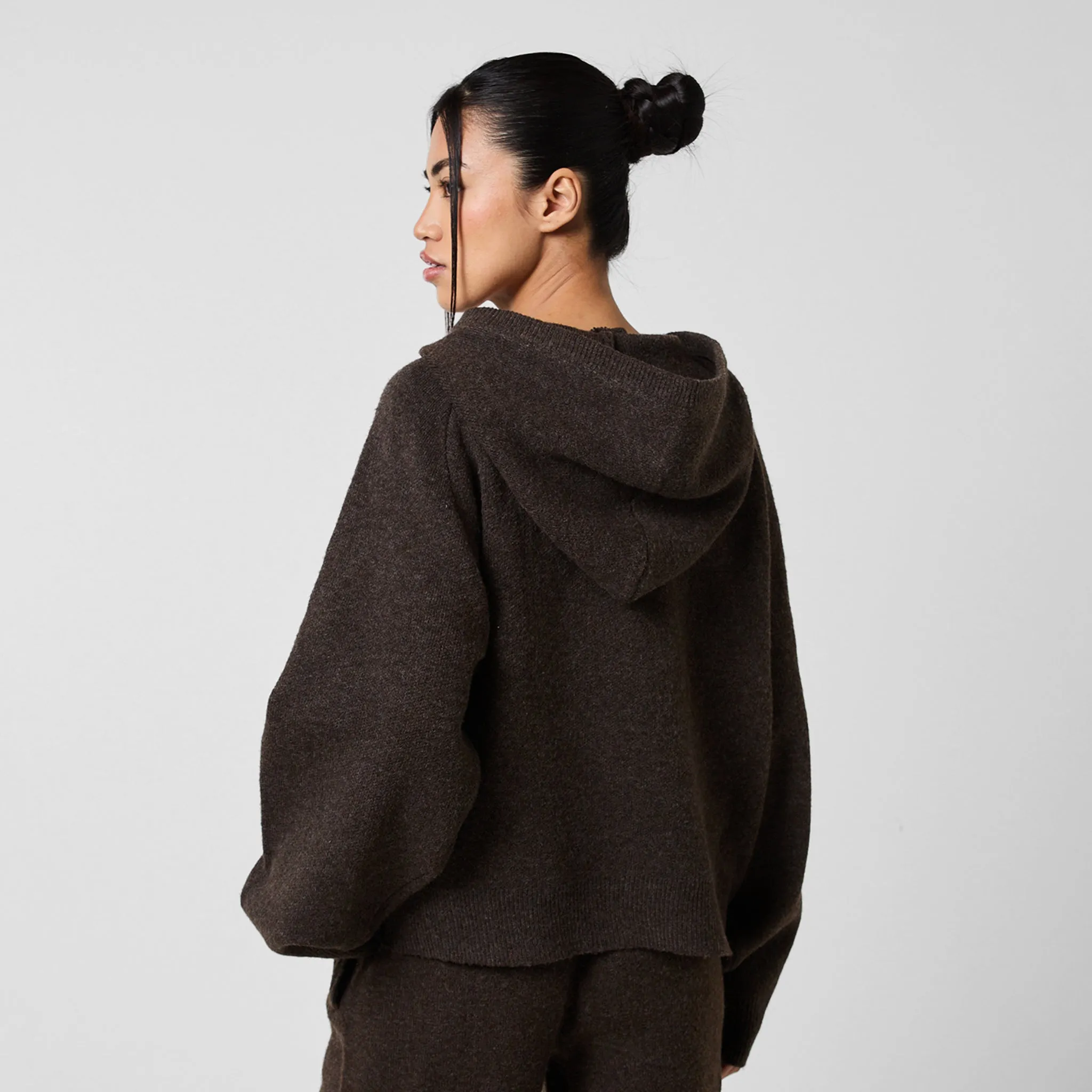 Knit CLSR Tracksuit | Brown Marl