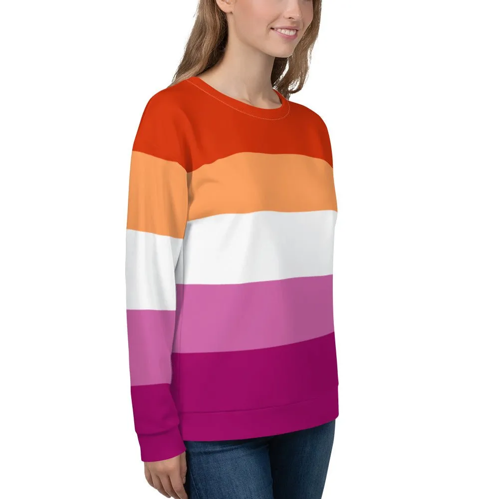 Lesbian Flag Sweatshirt