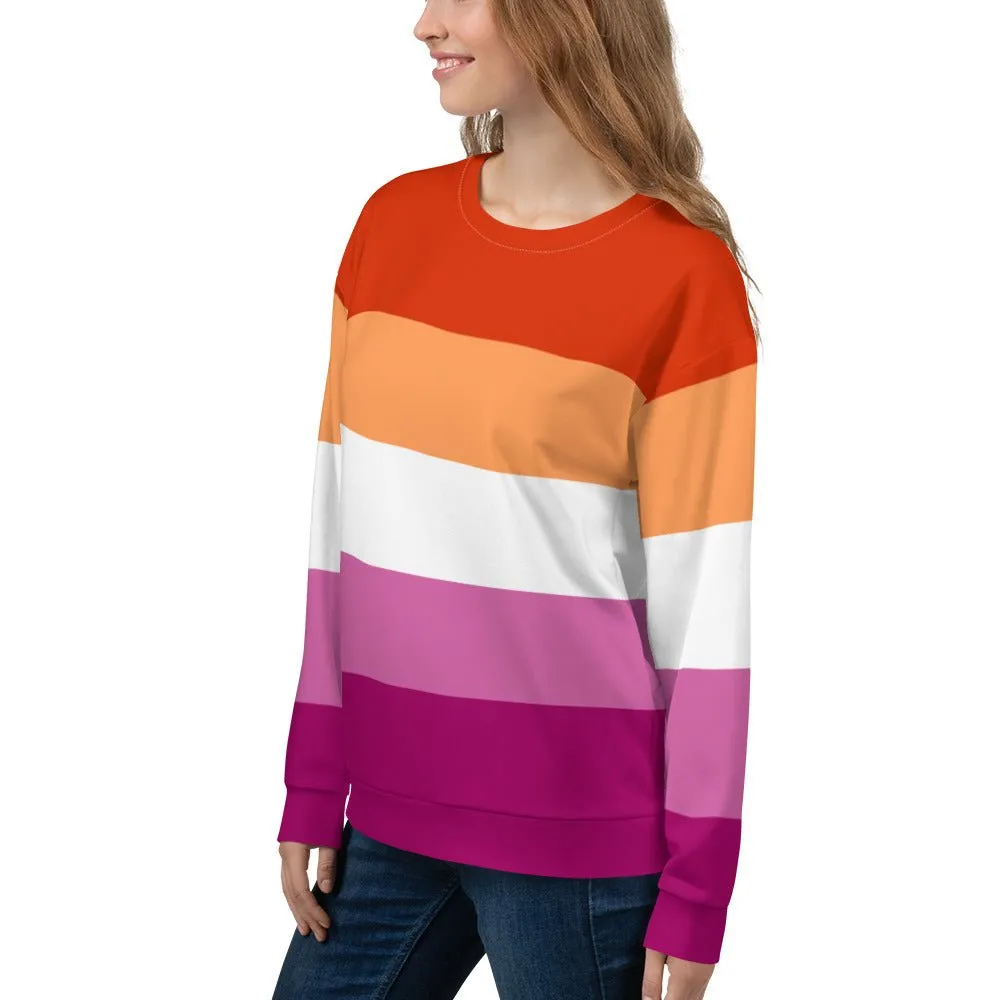 Lesbian Flag Sweatshirt