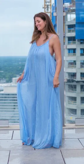 LIGHTWEIGHT FLOWY JUMPSUIT
