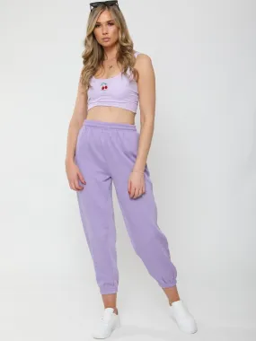 Lilac Oversized Joggers