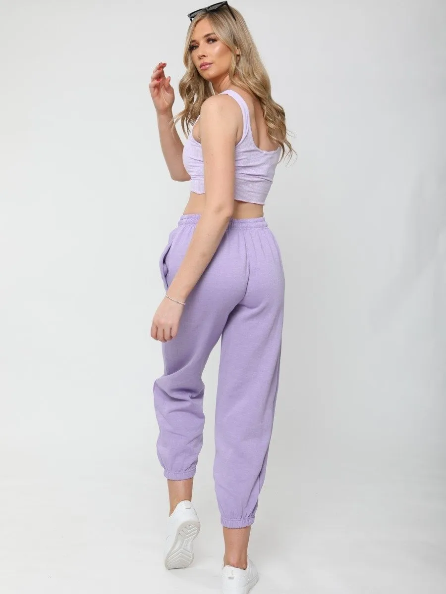 Lilac Oversized Joggers