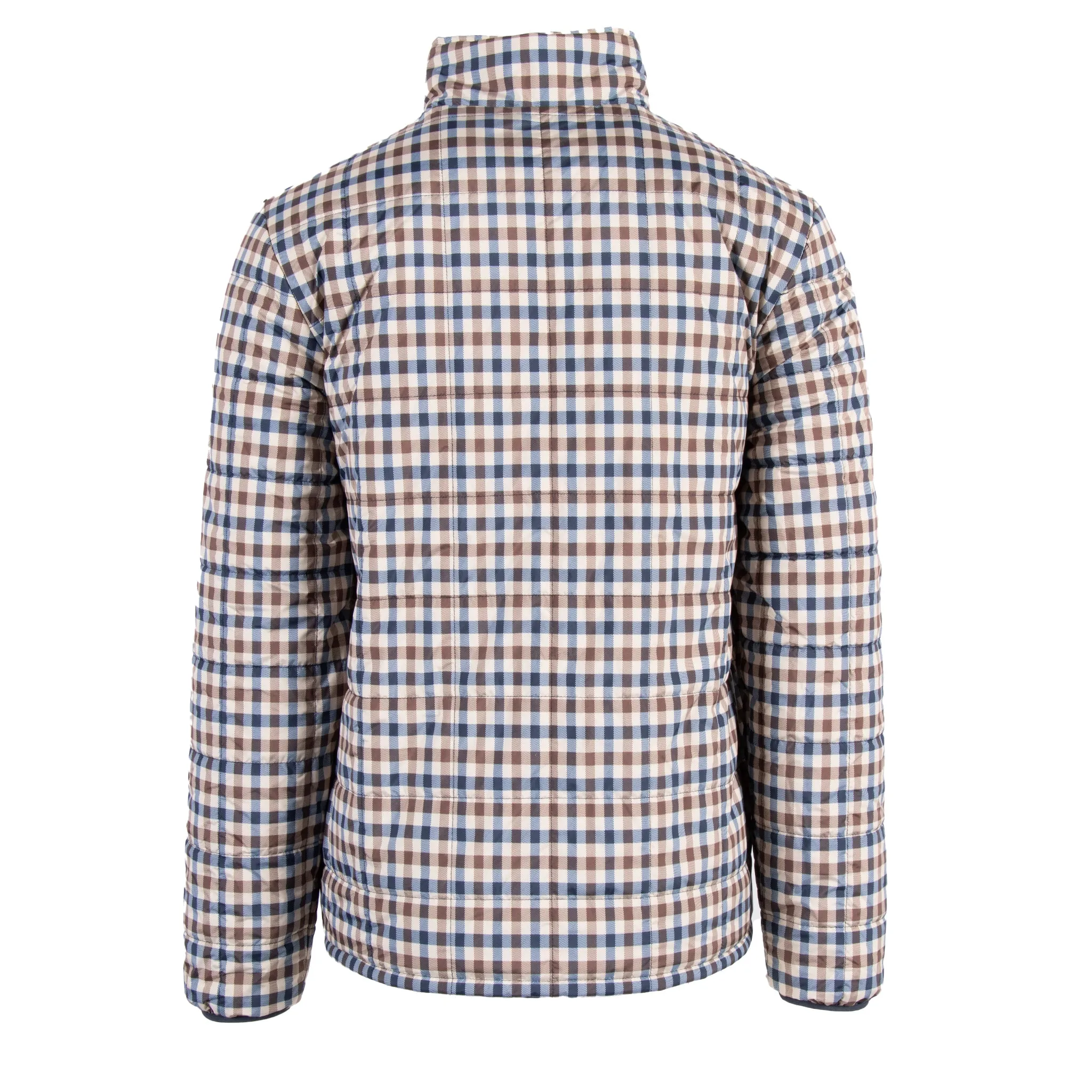 Mens Aquascutum Navy Active Reversible Padded Jacket