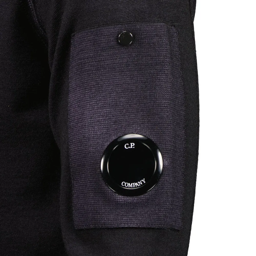 Merino Wool Crewneck Lens Knit