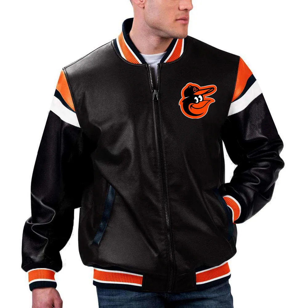 MLB Baltimore Orioles Leather Jacket